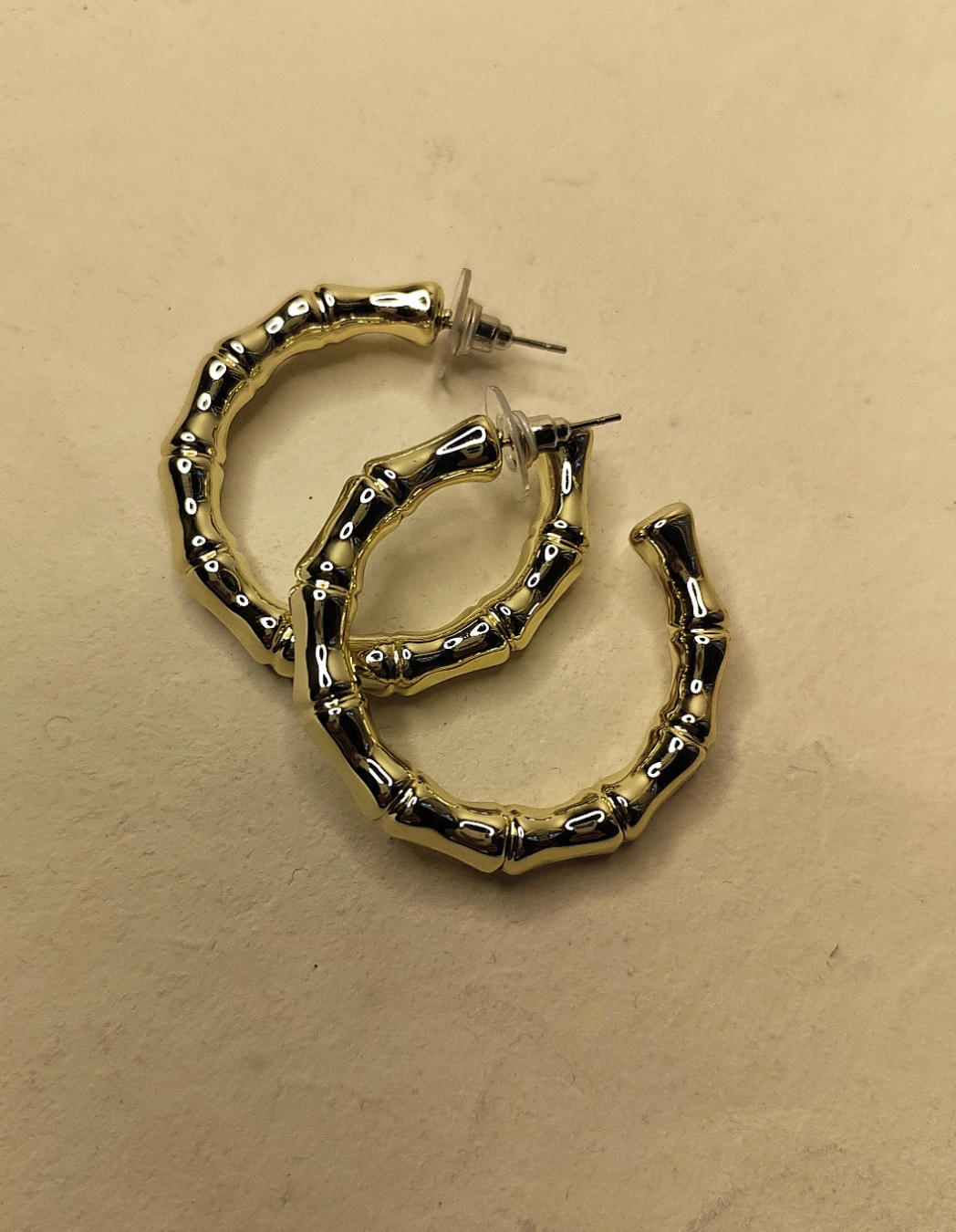 Bamboo Big Hoops