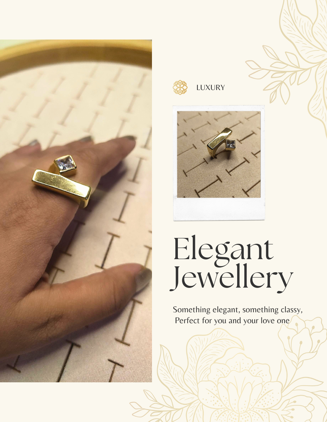 CZ Statement Ring
