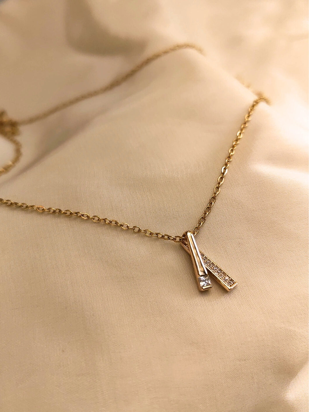 Seren Linea Necklace – Rose Gold Plated | Anti-Tarnish & Hypoallergenic