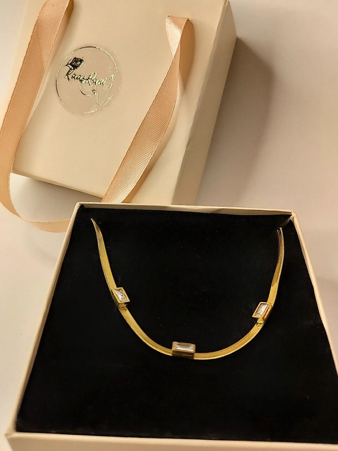 Rectangle Beaded Neckpiece
