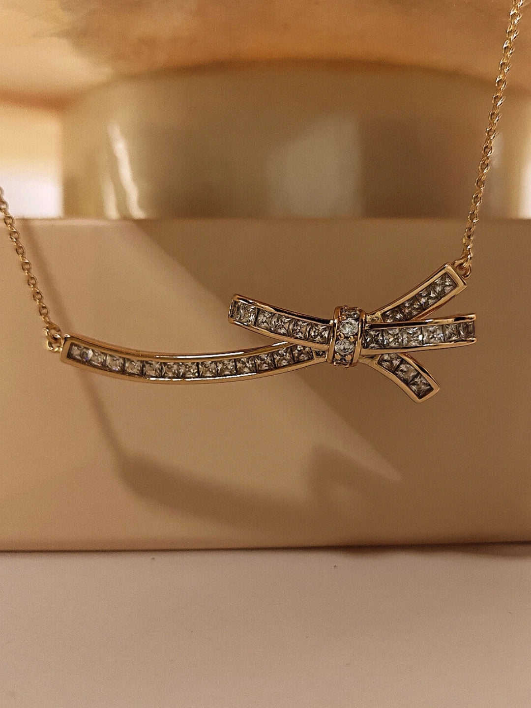 Statement Bow Pendant Necklace | Bold. Feminine. Unmissable.