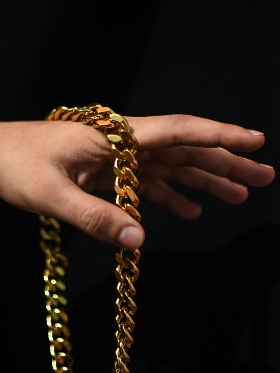 Chunky Gold Statement Chain 15mm – 18k Gold Plated Stainless Steel