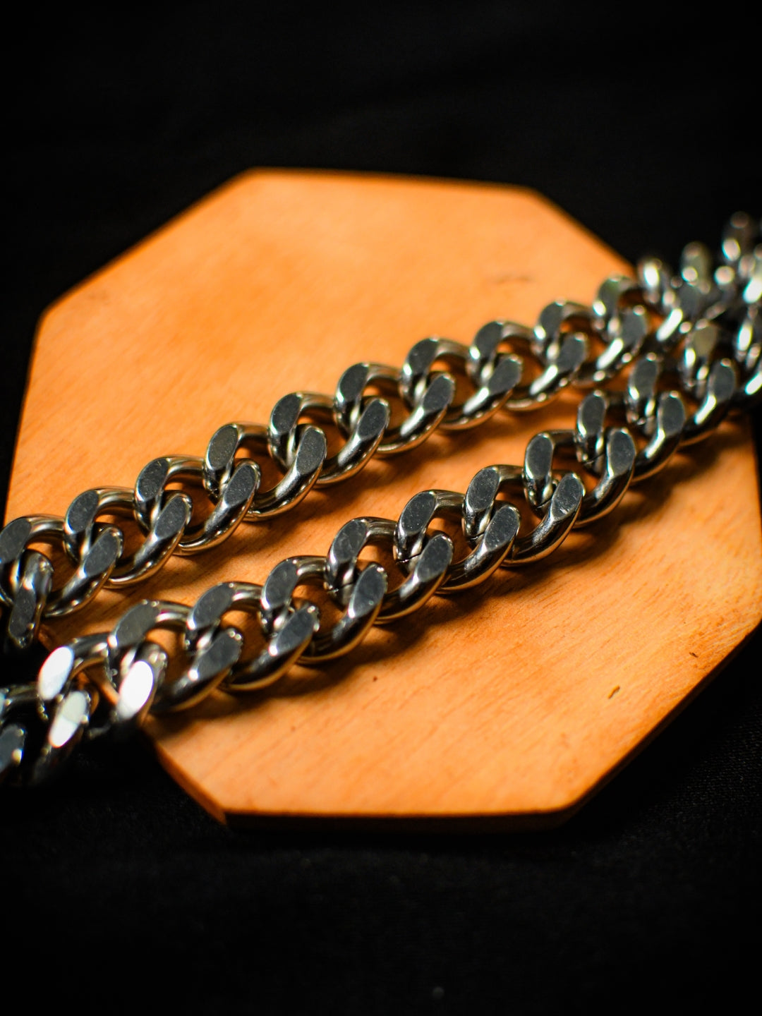Chunky Silver Statement Chain 13mm – Luxe Stainless Steel Necklace for Men