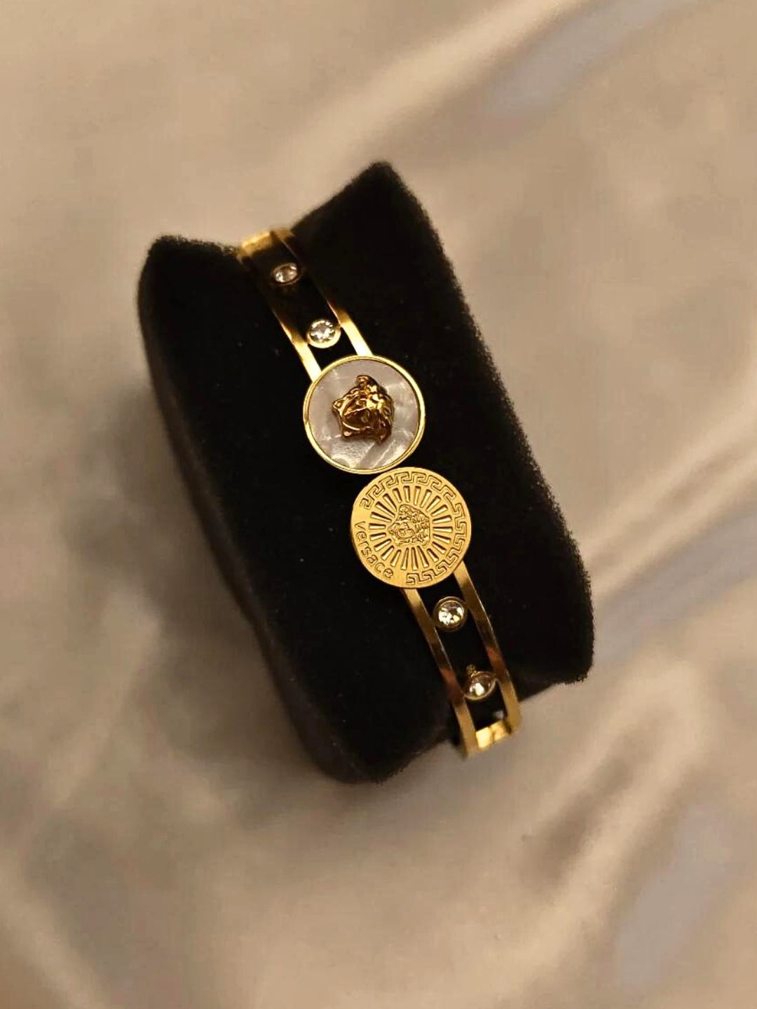 Brand Inspired Stone & MOP Bracelet