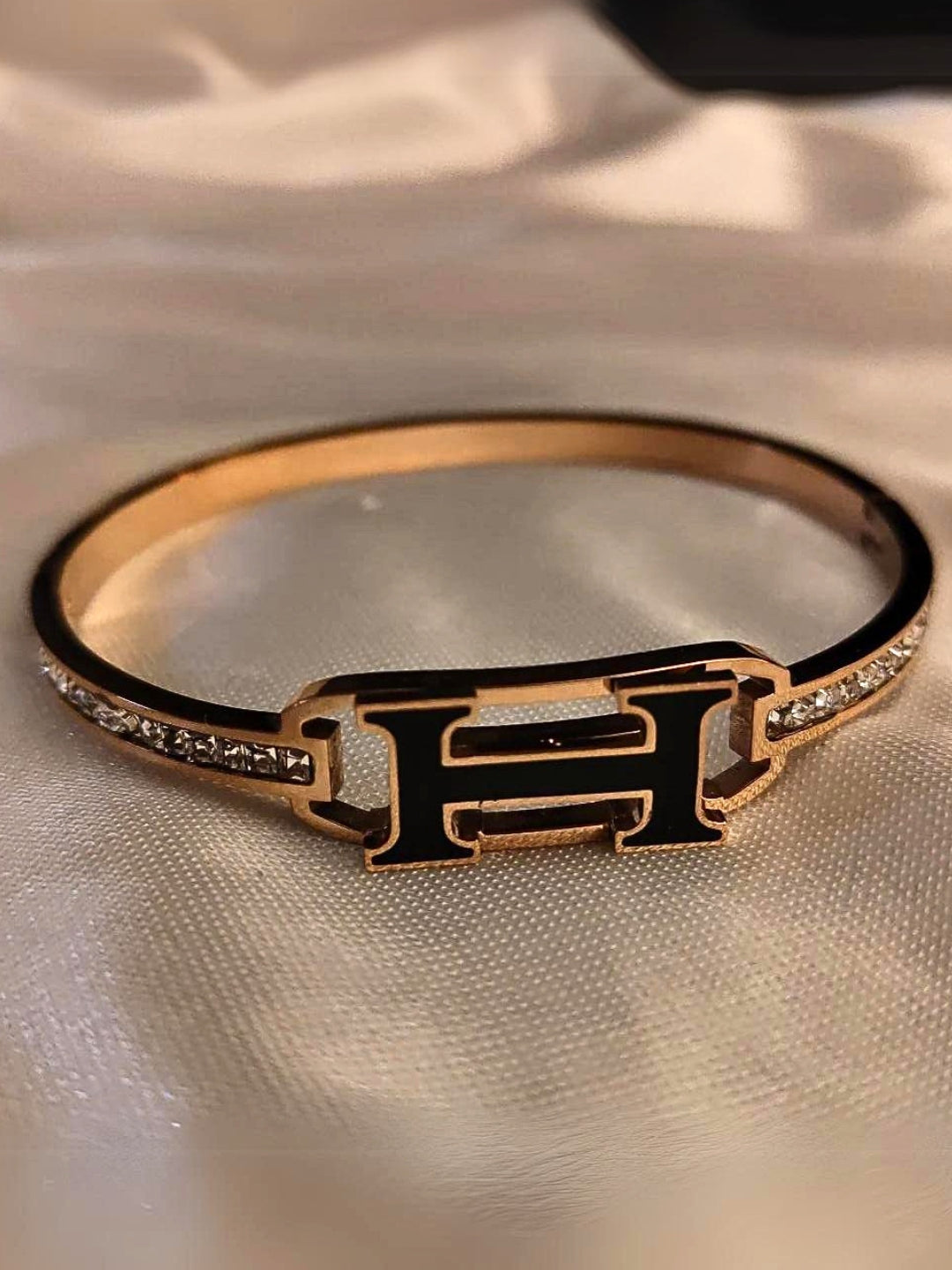 RoseGold Brand Inspired Stone Bracelet