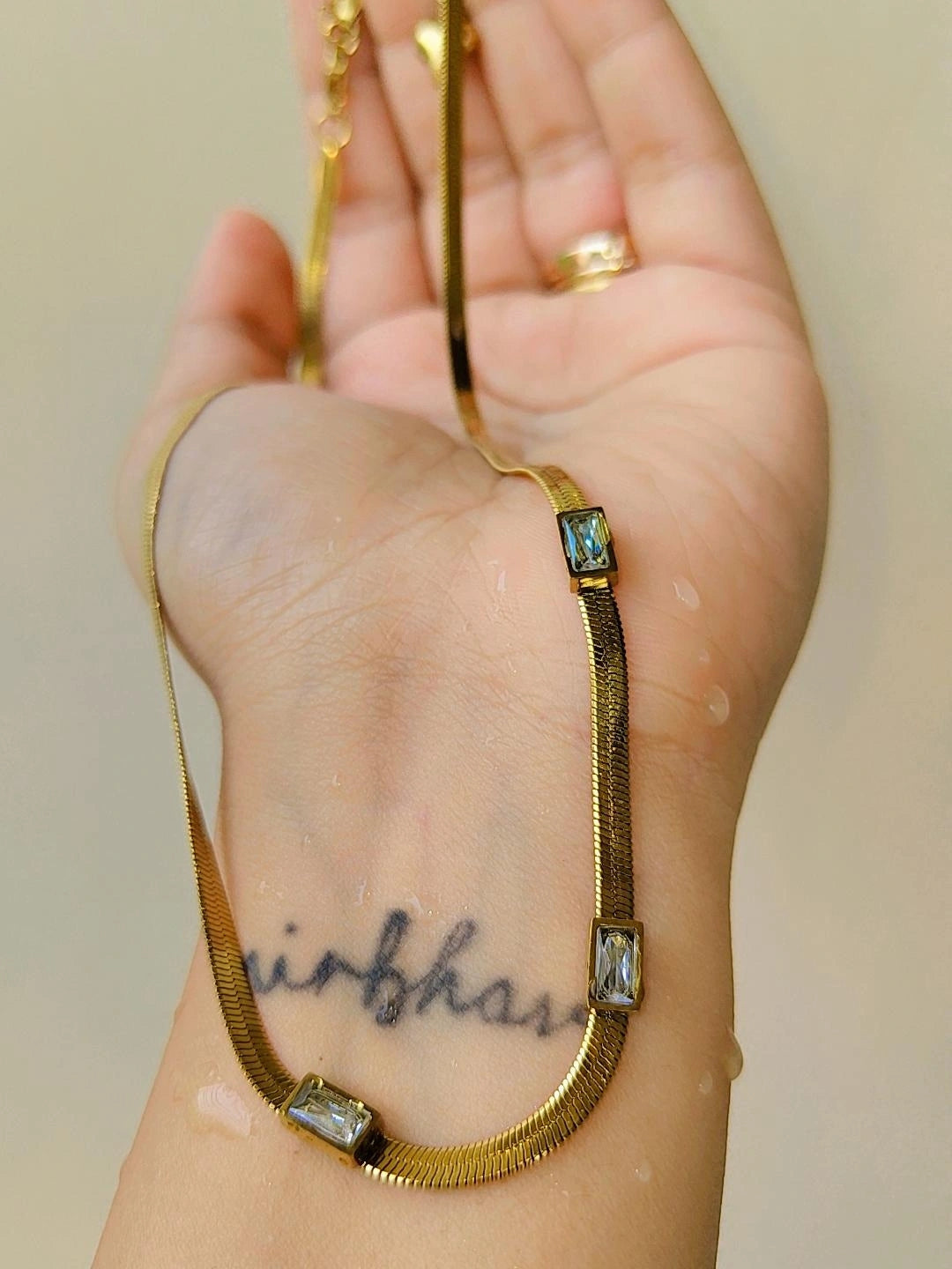 Rectangle Beaded Neckpiece