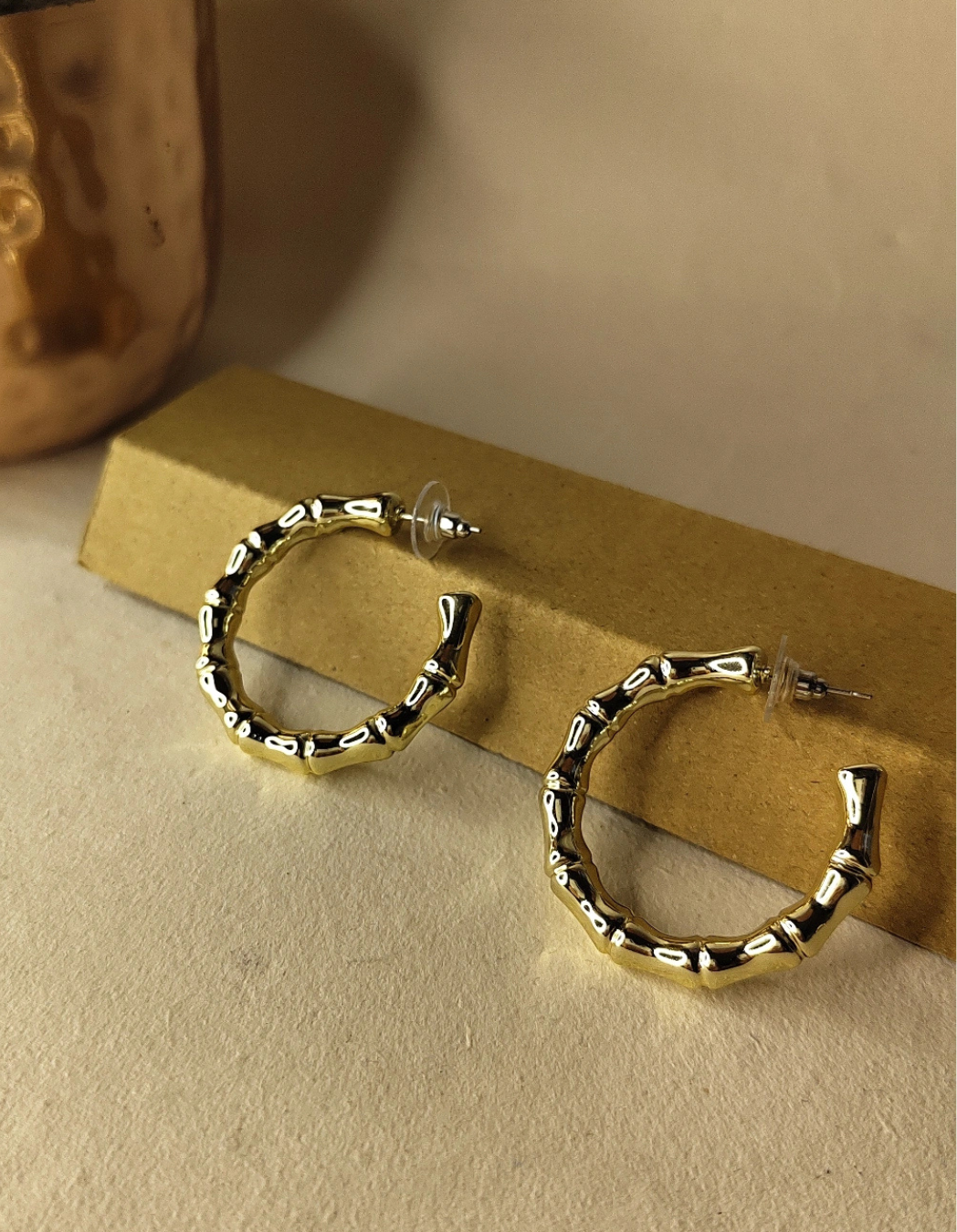 Bamboo Big Hoops