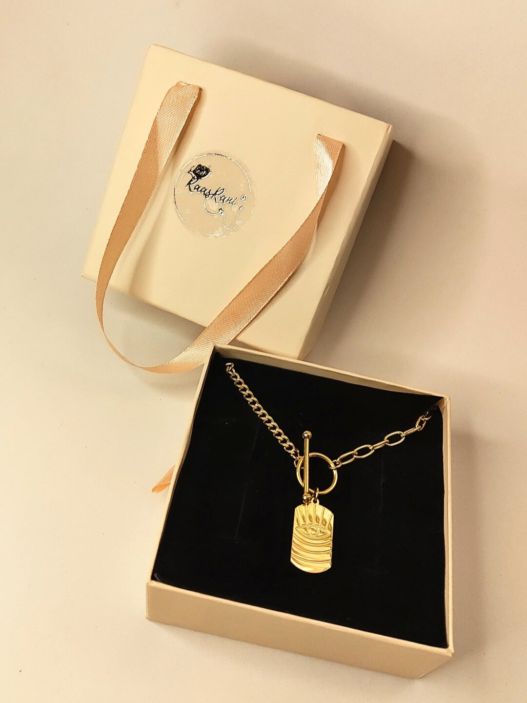 Evil Eye Gold Neckpiece