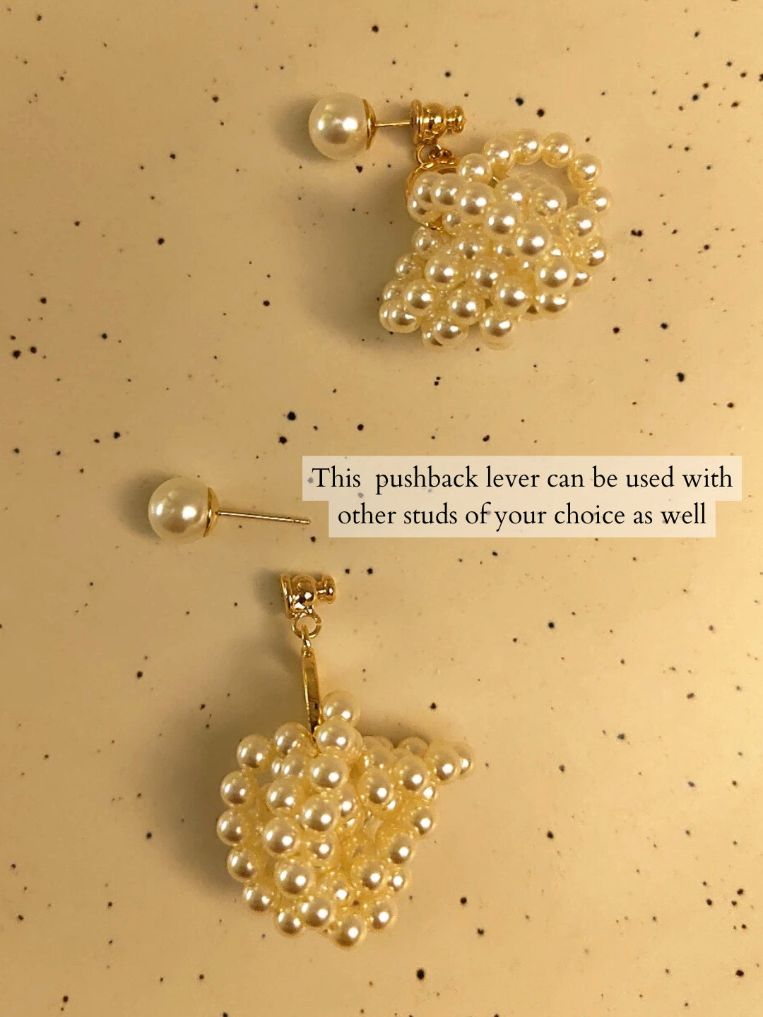 18K Gold Statement Pearl Drop Earrings – Anti-Tarnish & Luxe