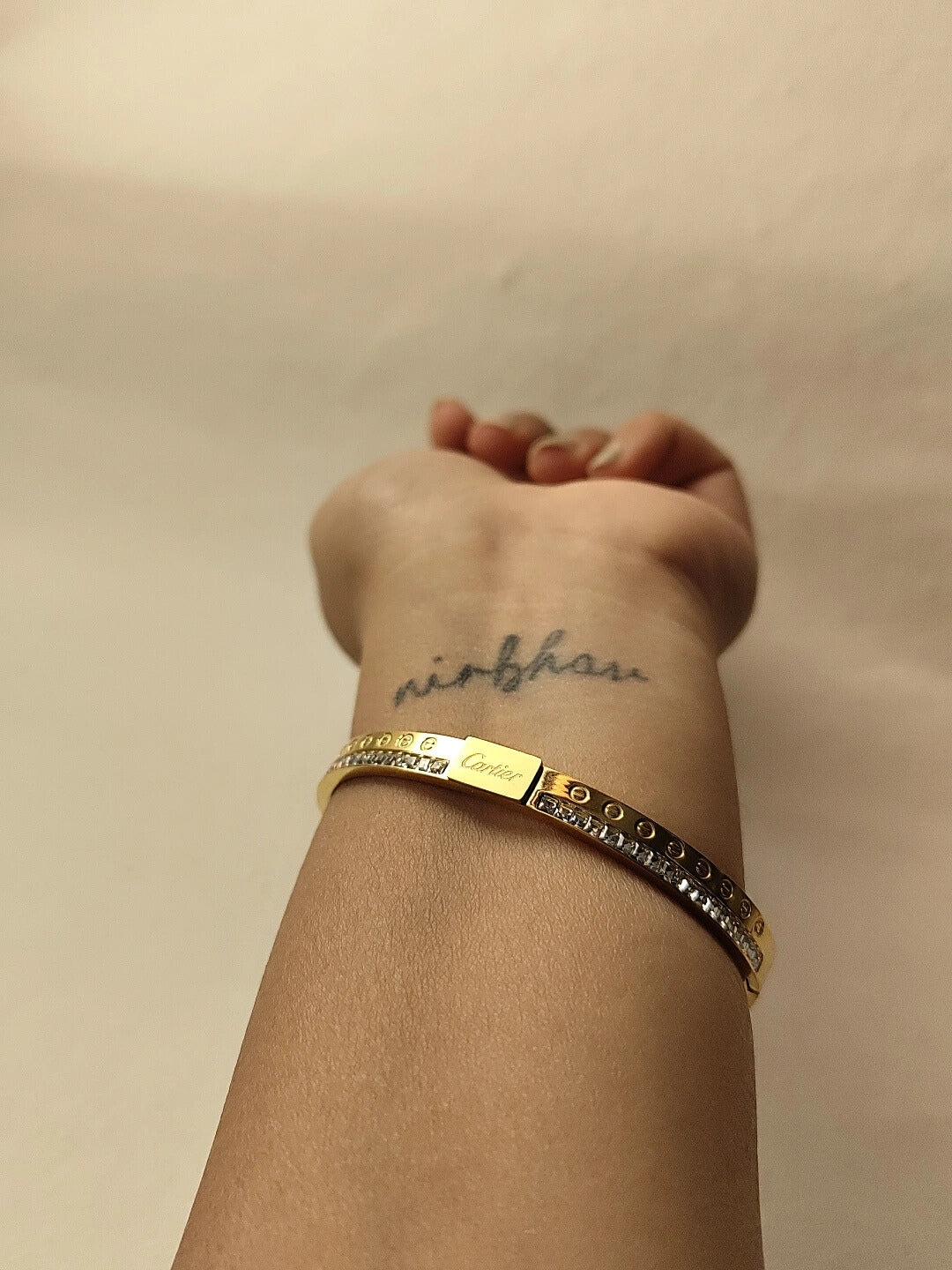 Brand Inspired Single line Studded Bracelet