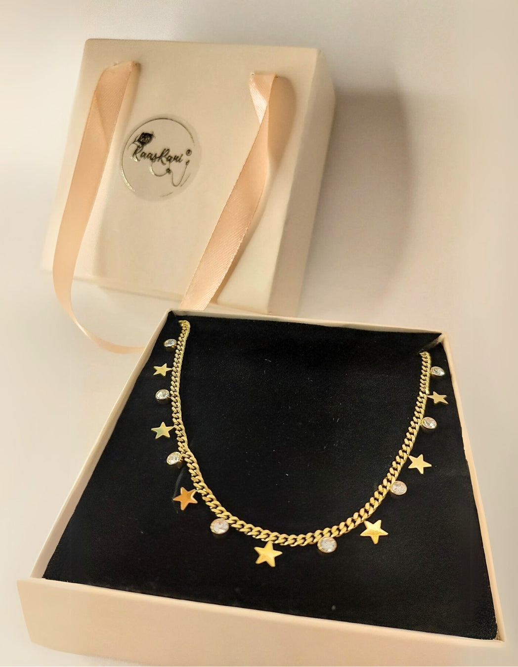 Beaded Charm (Stars ) Neckpiece