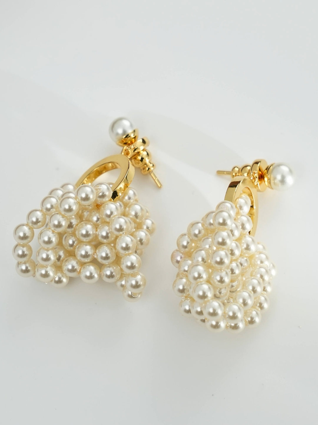 18K Gold Statement Pearl Drop Earrings – Anti-Tarnish & Luxe