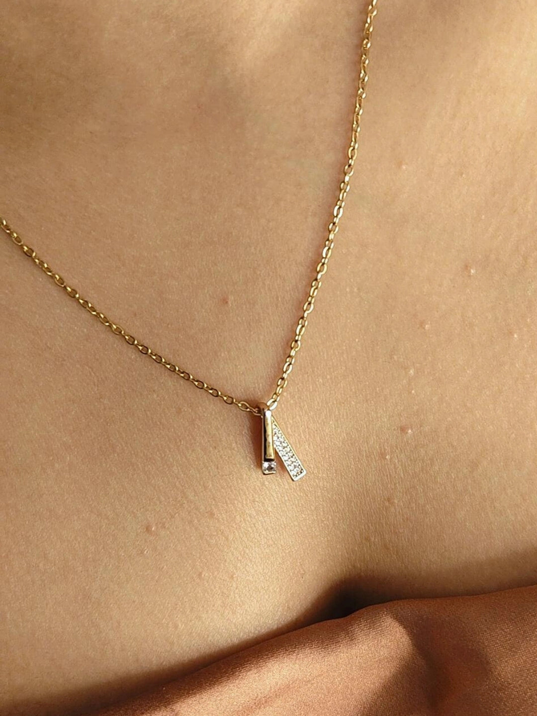 Seren Linea Necklace – Rose Gold Plated | Anti-Tarnish & Hypoallergenic
