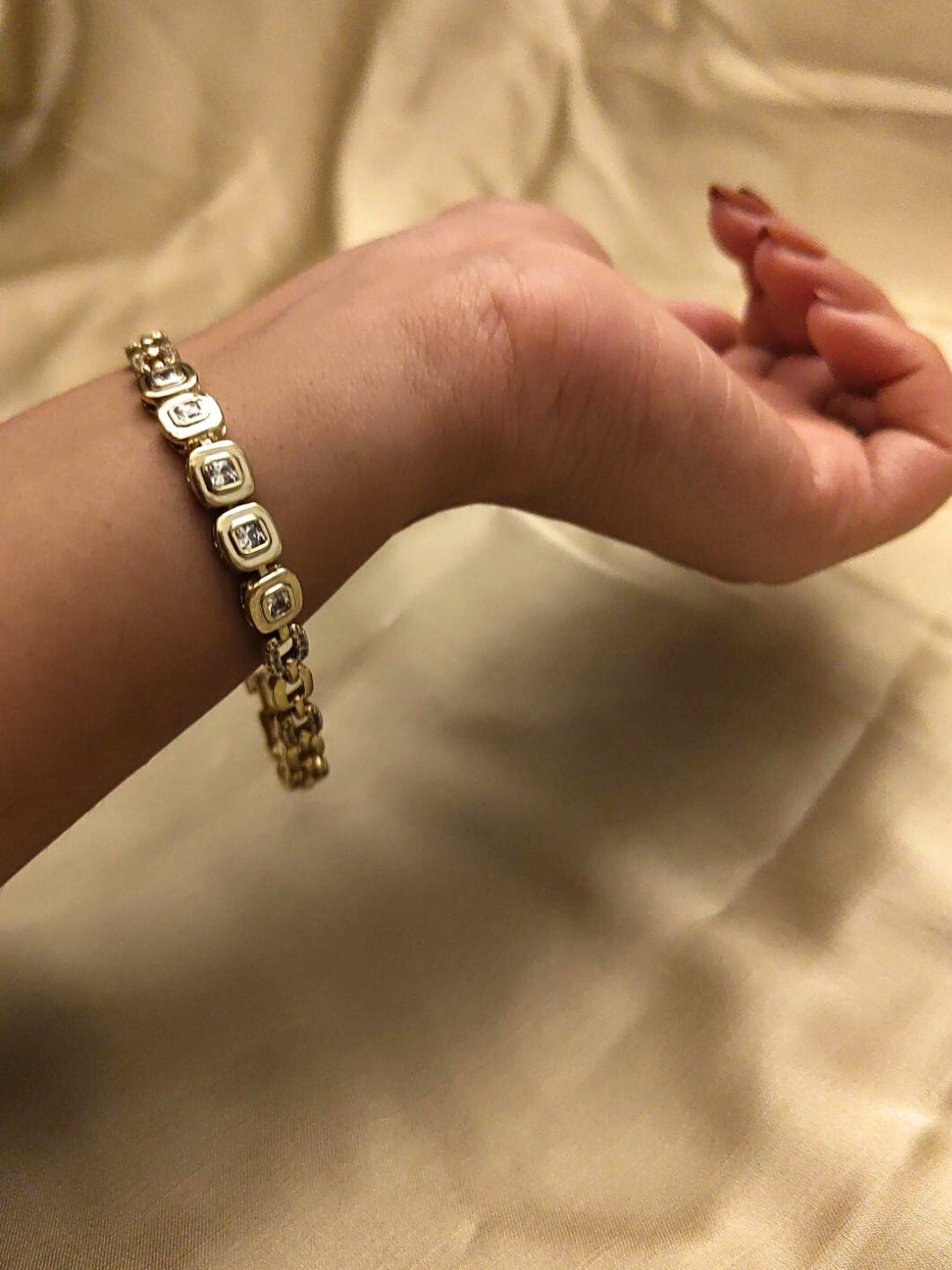 Quad Studded Clasp design Bracelet