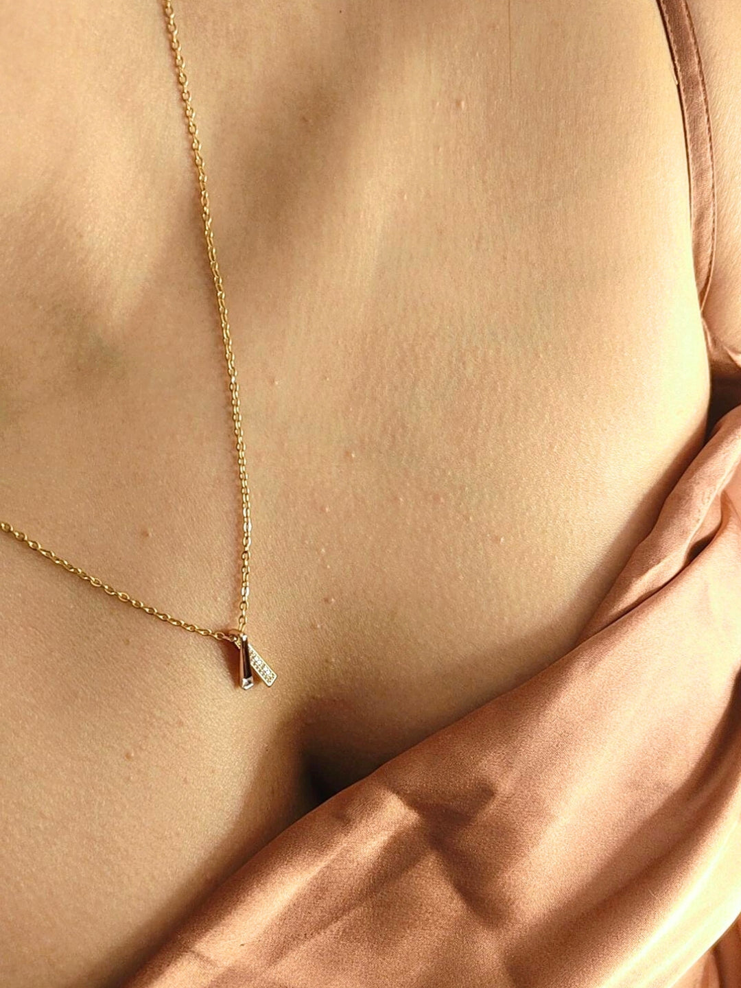 Seren Linea Necklace – Rose Gold Plated | Anti-Tarnish & Hypoallergenic