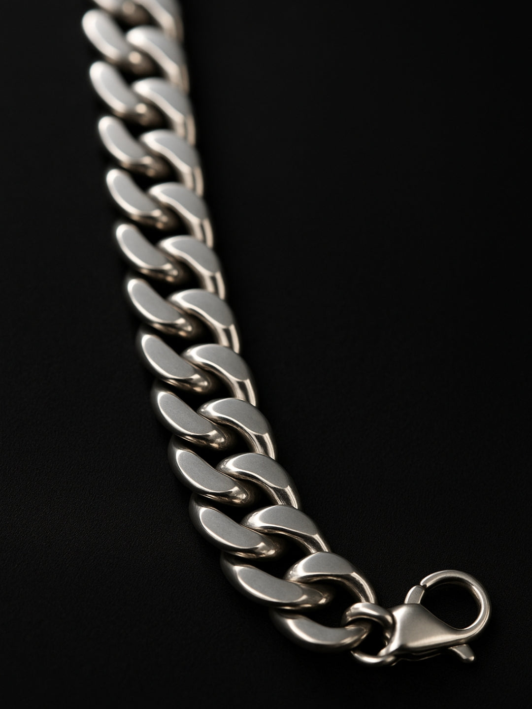 Chunky Silver Statement Chain 13mm – Luxe Stainless Steel Necklace for Men