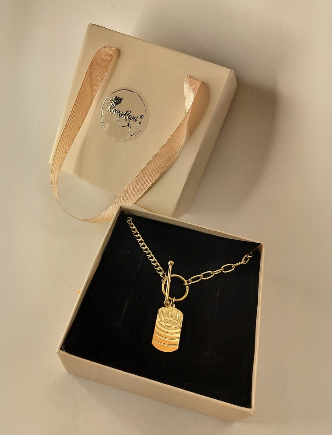 Evil Eye Gold Neckpiece