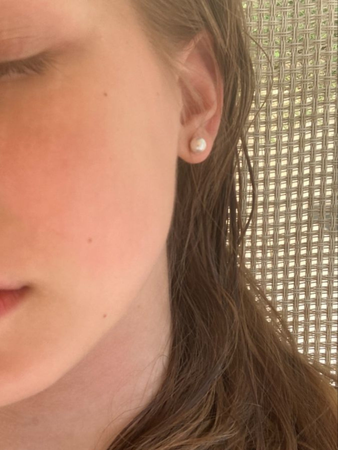 18K Gold Pearl Stud Earrings – 5mm Everyday Minimal Luxe