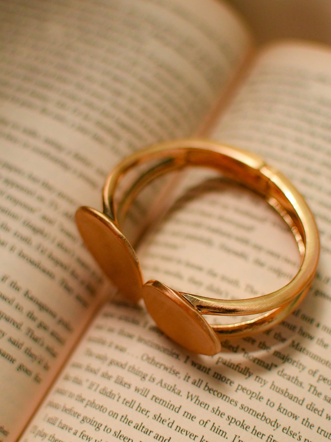 Modern Sculptural Cuff – 18K Gold Plated Statement Bracelet