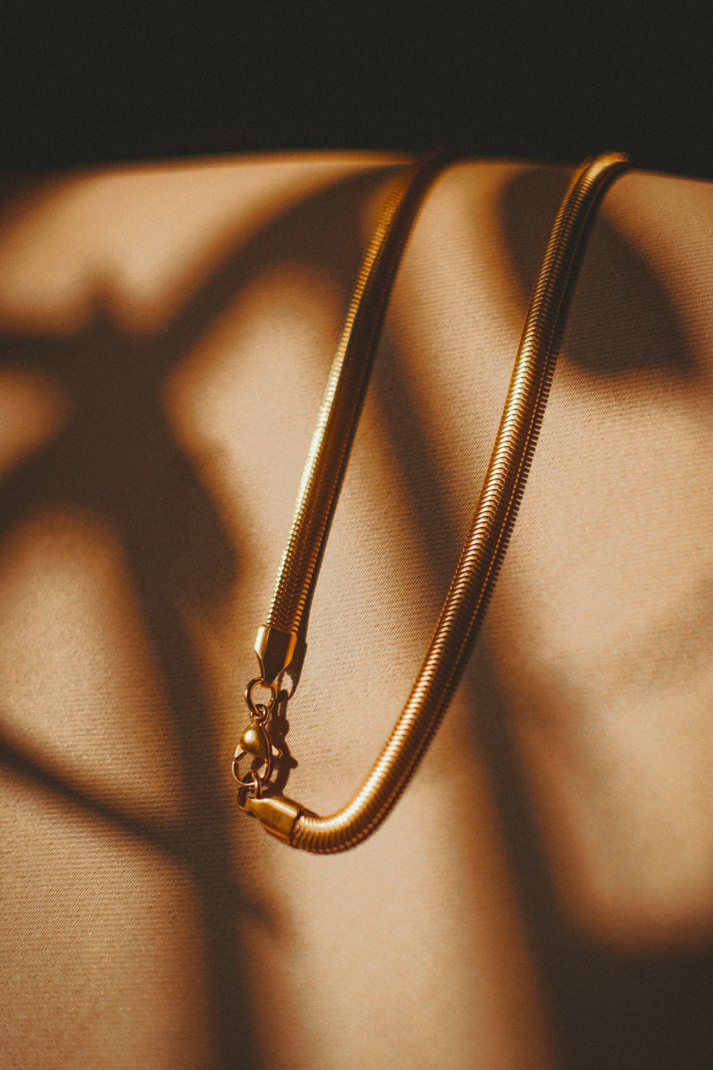 Gold-Plated Thick Snake Chain – Everyday Layering Essential