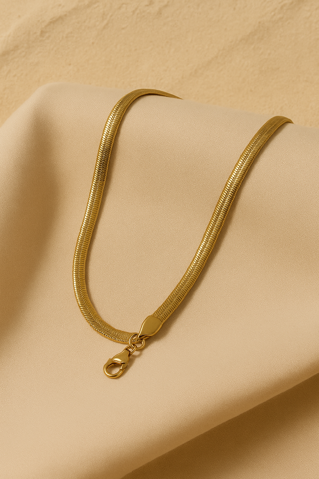 Gold-Plated Thick Snake Chain – Everyday Layering Essential