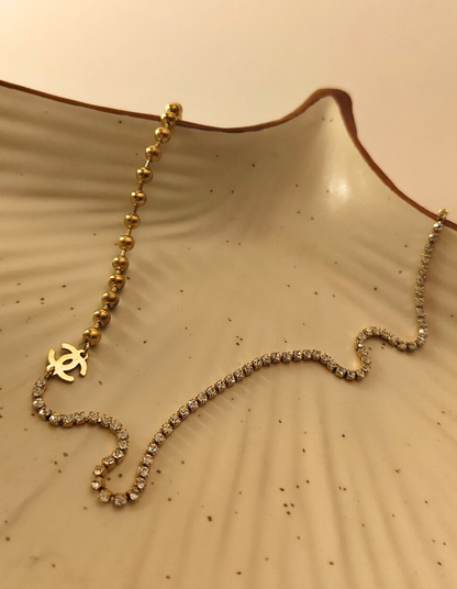 CD Designer Studded Chain