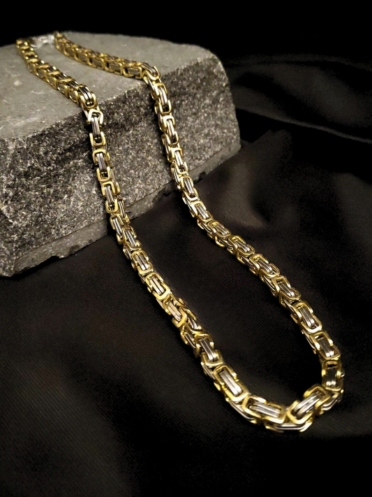 Silver & Gold Interwined Chain