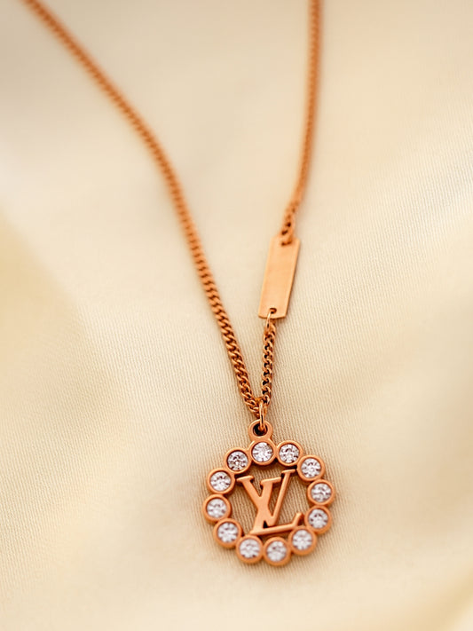 Brand Inspired Pendant Chain