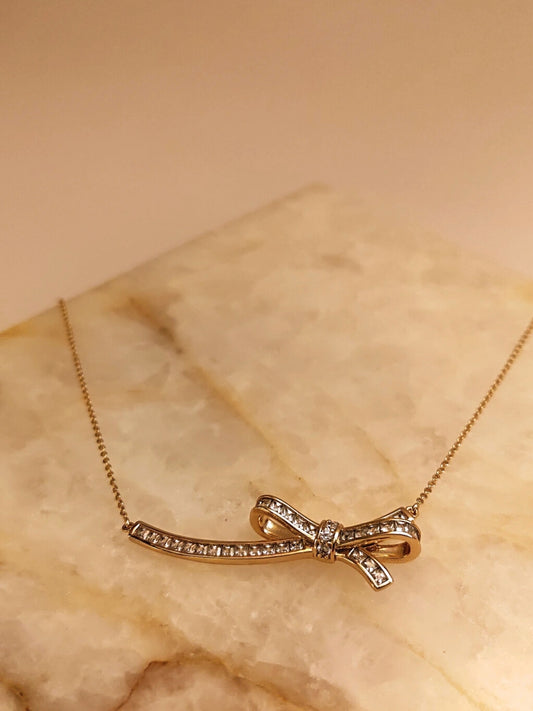 Statement Bow Pendant Necklace | Bold. Feminine. Unmissable.