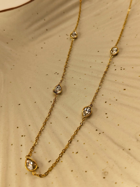 Teardrop Beaded Neckpiece