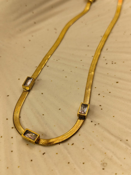 Rectangle Beaded Neckpiece