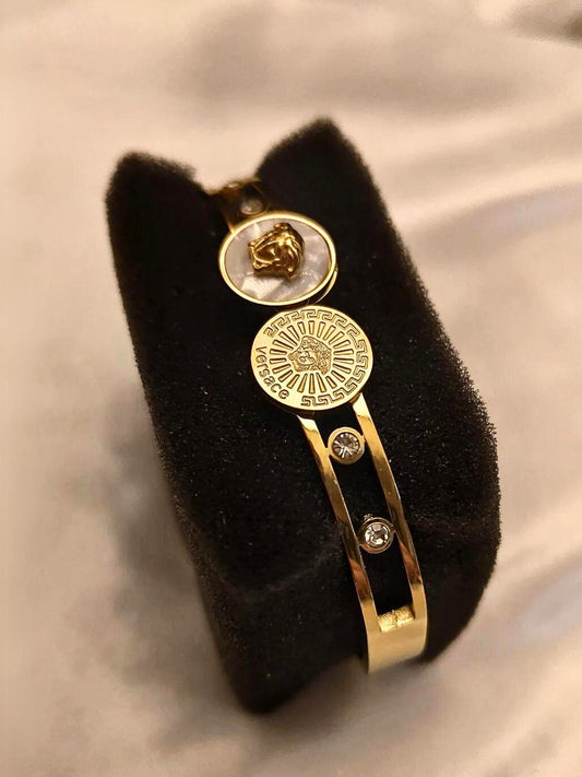 Brand Inspired Stone & MOP Bracelet