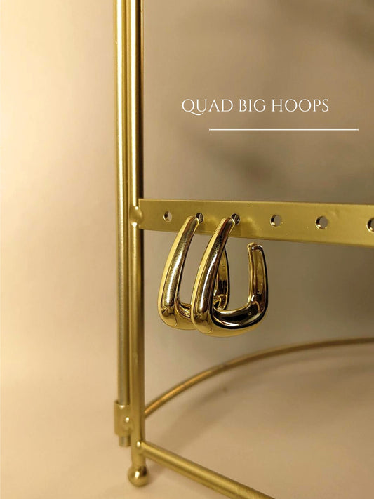 Quad Big Hoops