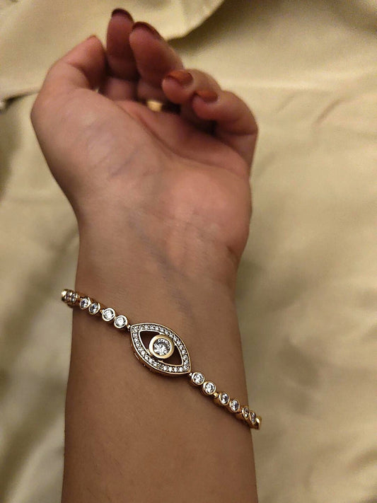 Evil Eye Full Studded Bracelet