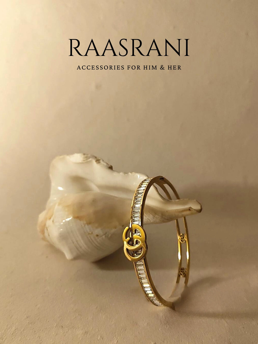 Brand Inspired Full Studded Bracelet