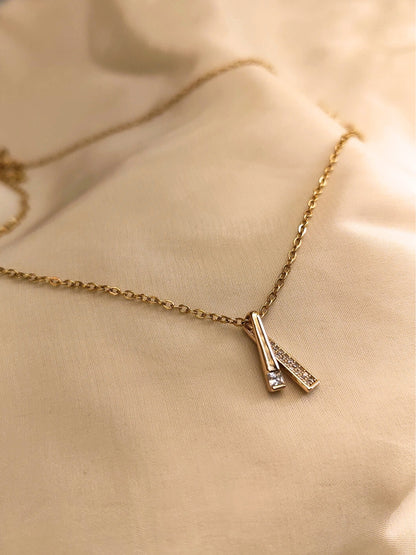 Seren Linea Necklace – Rose Gold Plated | Anti-Tarnish & Hypoallergenic
