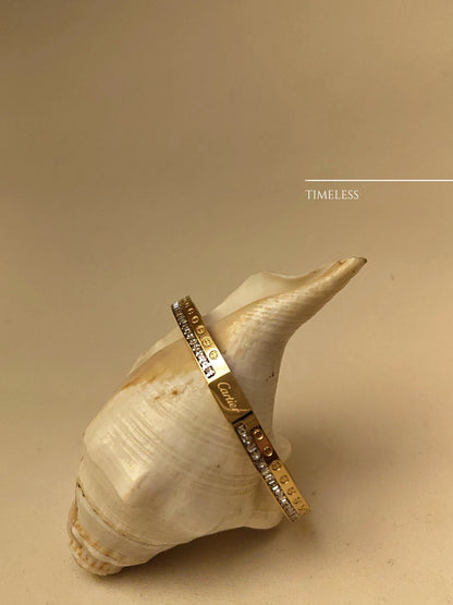 Brand Inspired Single line Studded Bracelet