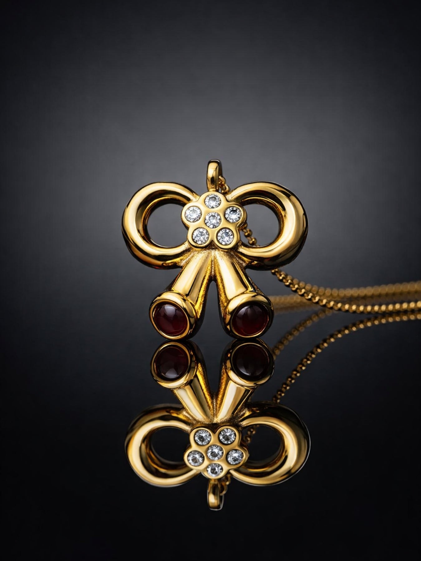 Bow Pearl Gold Necklace | Anti-Tarnish Everyday Chain