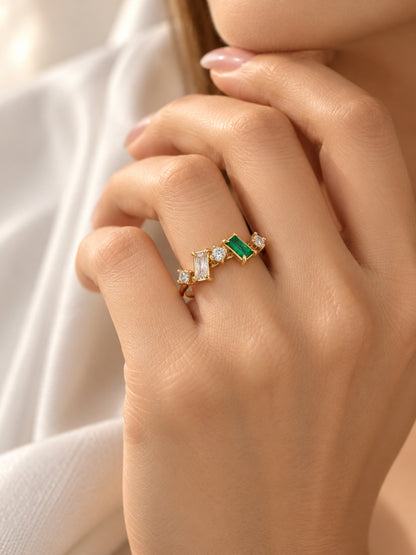 Cascata Crystal Cluster Ring