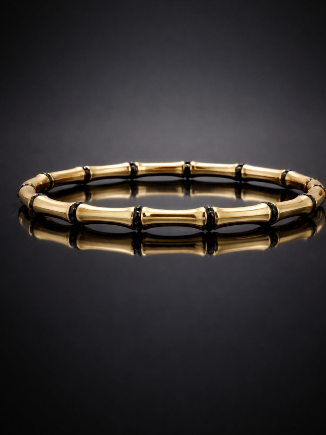 18K Gold Plated Stackable Bracelet Set – Set of 3