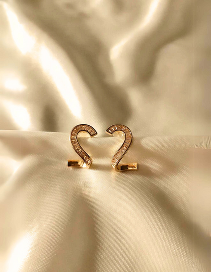S-Style Anti Tarnish RoseGold Stud Earrings