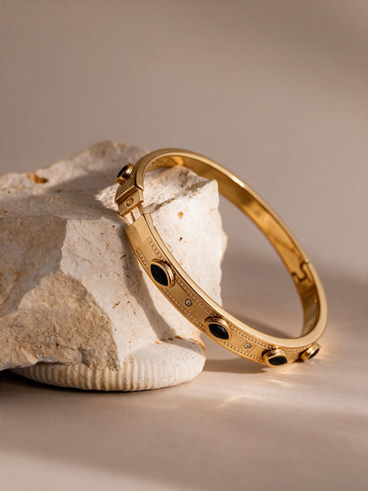Onice Black Crystal Bracelet