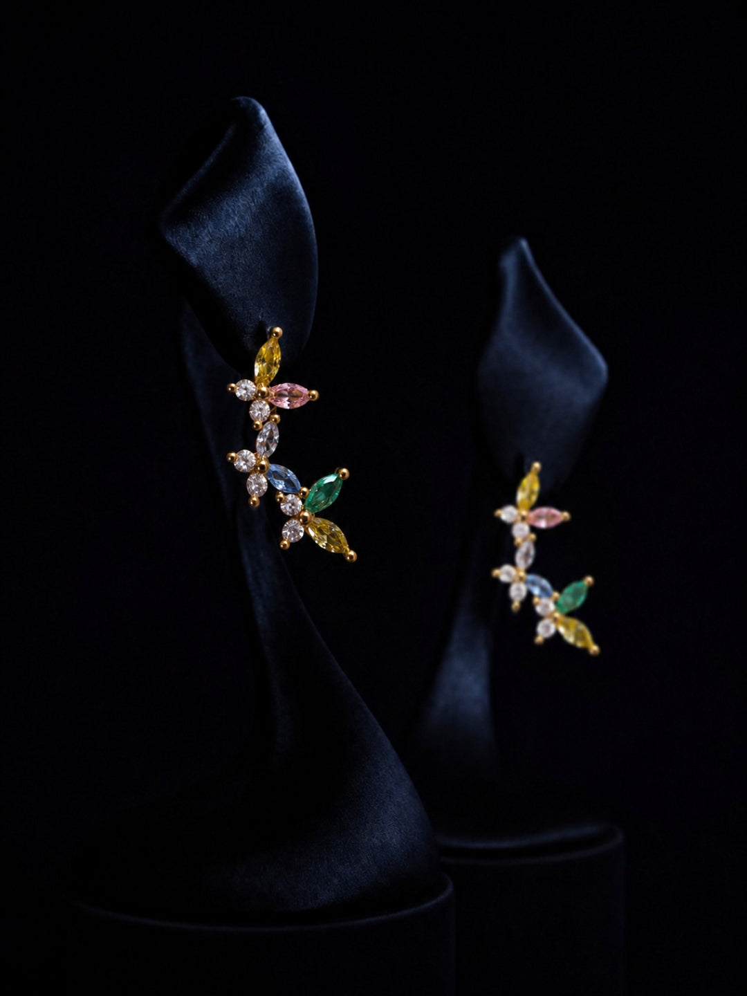 Butterfly Multicolor Necklace & Earring Set