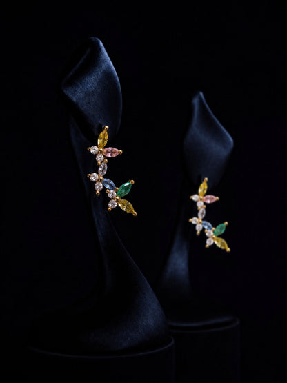 Butterfly Multicolor Necklace & Earring Set