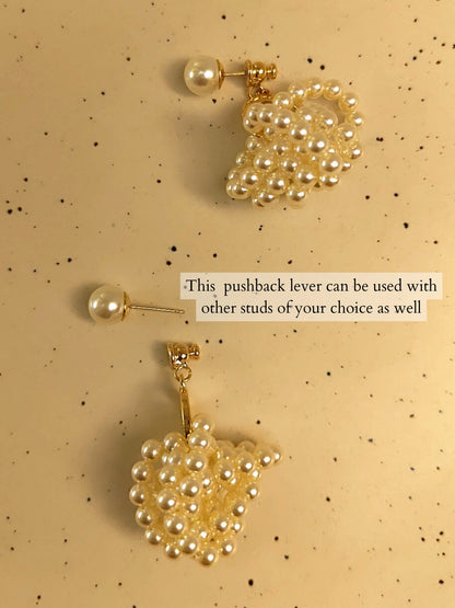 18K Gold Statement Pearl Drop Earrings – Anti-Tarnish & Luxe