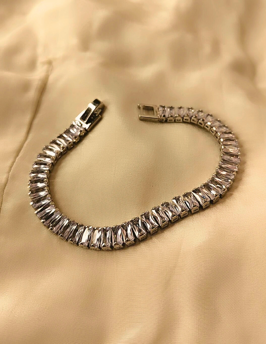 Silver Tennis Bracelet