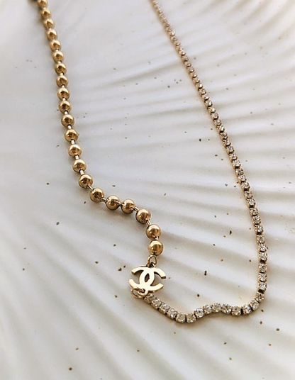 CD Designer Studded Chain
