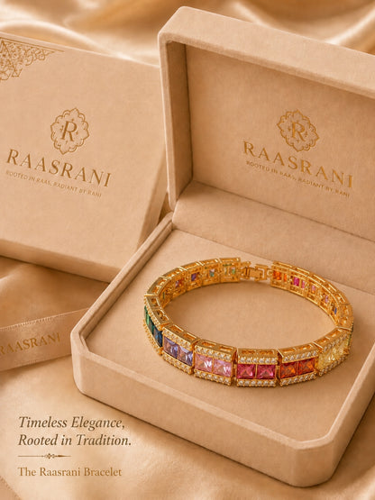 Spectrum Ombré Link Bracelet, 18K Gold-Plated