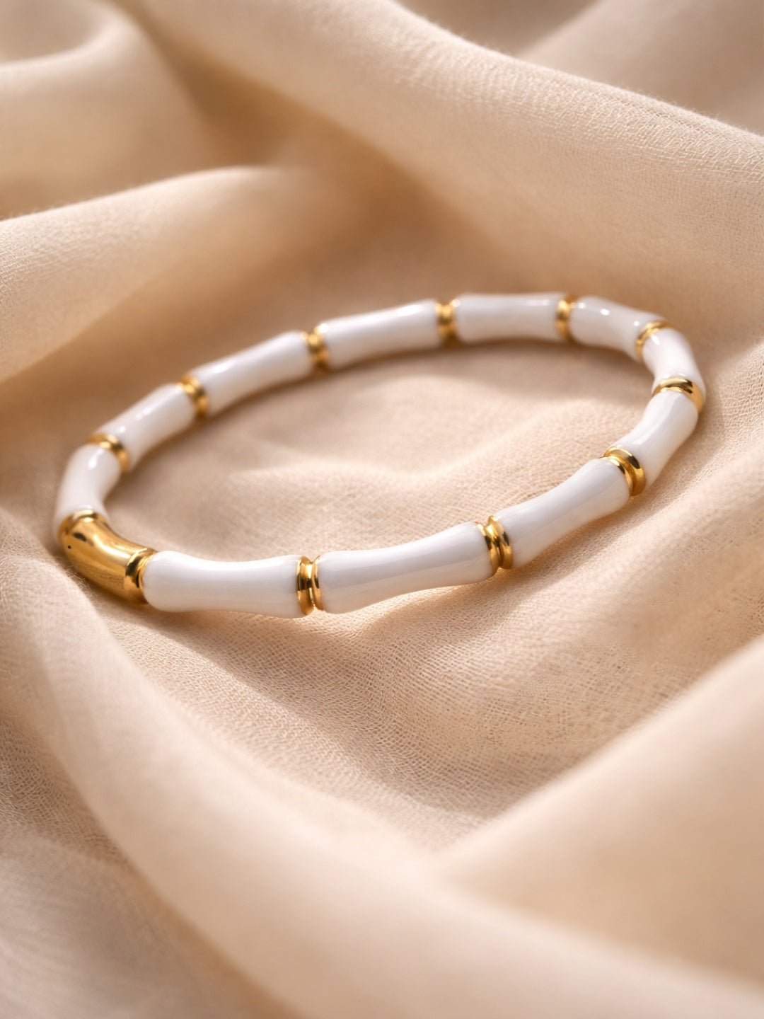 Tiranga Bamboo Bracelet Stack – Set of 3