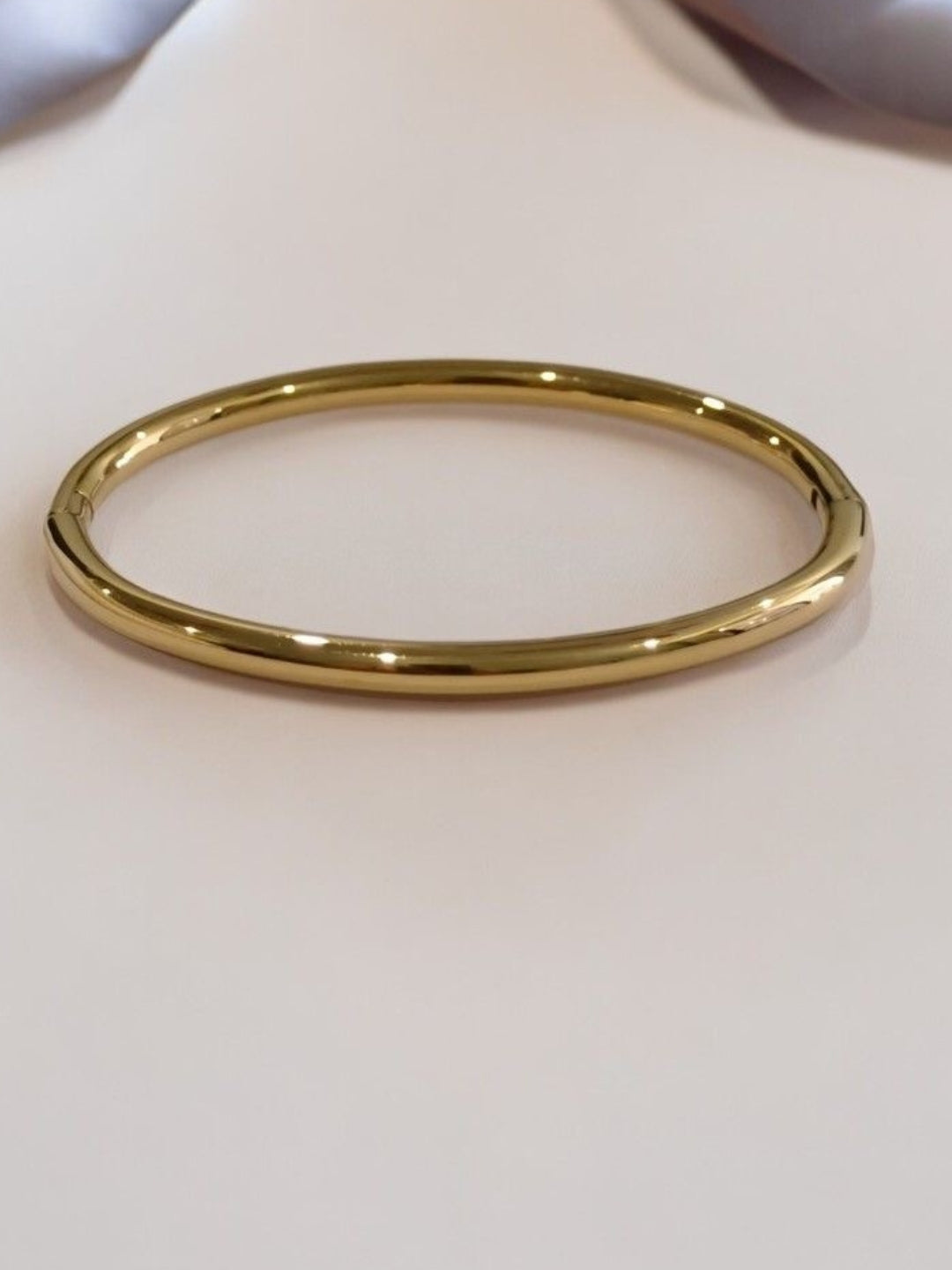 Plain Cuff Bangle – 18K Gold Plated | Anti-Tarnish Everyday Bracelet